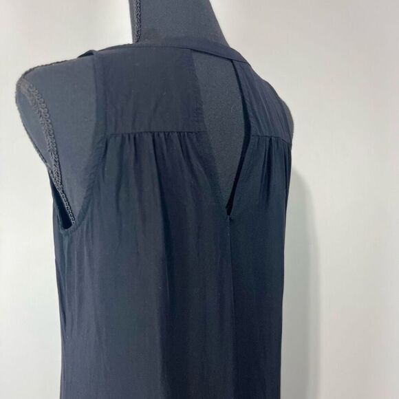 Old Navy Sleeveless V-Neck Keyhole Back Mini Dress Women’s Size Small Black - Picture 6 of 10